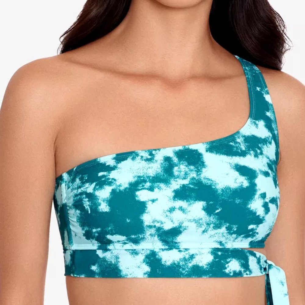 Salt + Cove Sea Foam One-Shoulder Bikini Top